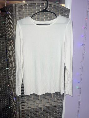 Calvin Klein White Logo Crew Neck Tee